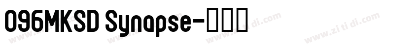 096MKSD Synapse字体转换
